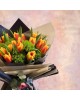 Fire Wing Tulip Bouquet